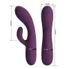 Pretty Love Vibrátor Kettős stimuláció, 10 mód, USB újratölthető Lila