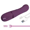 Pretty Love Vibrátor Kettős stimuláció, 10 mód, USB újratölthető Lila