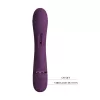 Pretty Love Vibrátor Kettős stimuláció, 10 mód USB újratölthető Lila