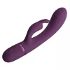 Pretty Love Vibrátor Kettős stimuláció, 10 mód USB újratölthető Lila