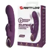 Pretty Love Vibrátor nyúl szilikon újratölthető 10 mód lila