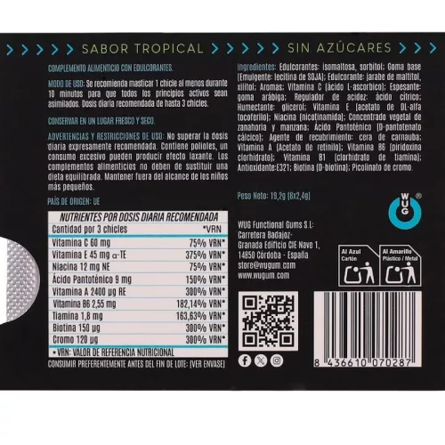 Wug Multivit Vitamonos rágógumi 8 db