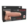 Fetish Fantasy Series Vibráló, üreges realisztikus hevederes dildó 17,8 cm
