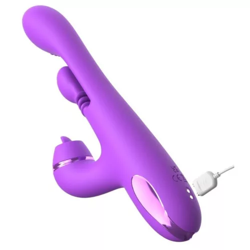 Fantasy For Her Vibrátor Dual stimuláció, Több mód 24,1 cm lila