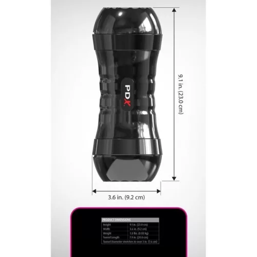 PDX Extreme Maszturbátor Kétoldalas, Erősen Texturált 21.6 cm
