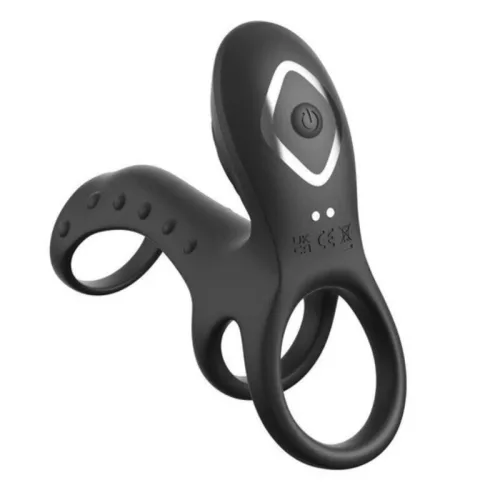 Fantasy Péniszgyűrű Vibrációs, páros stimuláció 19,5 cm