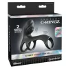 Fantasy Péniszgyűrű Vibrációs, páros stimuláció 19,5 cm