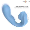 Intense Vibrátor Szívó, Pulsáló, Rezgő 14 cm Kék