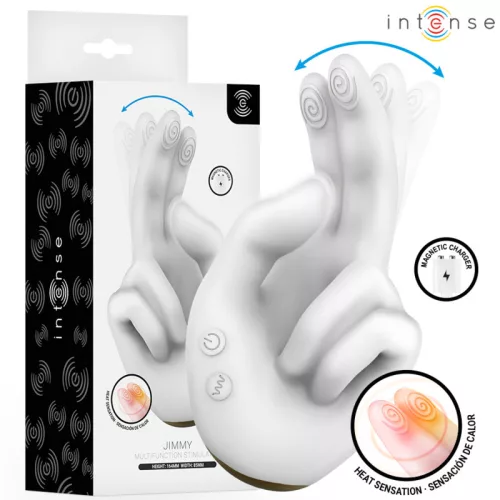 Intense Multifunkciós stimulátor Rezgő, Melegítő 16,4 cm fekete