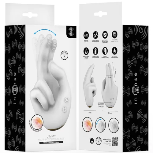 Intense Multifunkciós stimulátor Rezgő, Melegítő 16,4 cm fekete