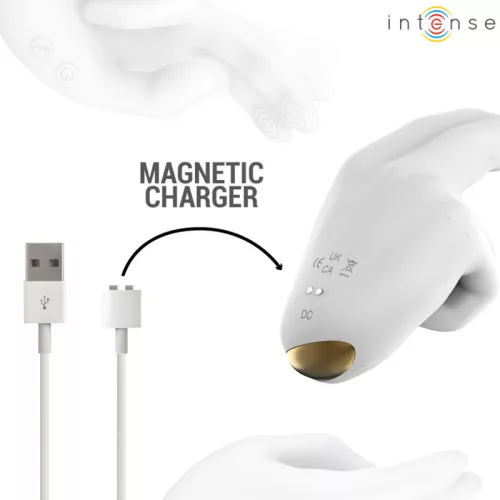 Intense Multifunkciós stimulátor Rezgő, Melegítő 16,4 cm fekete