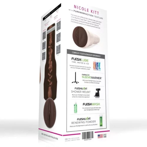 Fleshlight Nicole Kitt Purrrrrfection maszturbátor - vagina