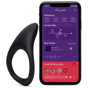   We-Vibe Vibrációs péniszgyűrű Mély rezgés, appvezérlés Fekete 5,2 cm
