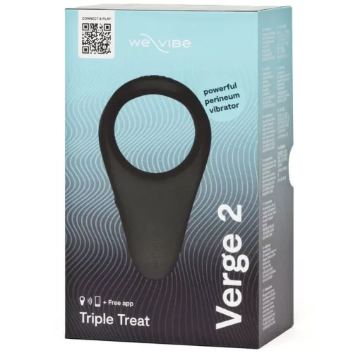 We-Vibe Vibrációs péniszgyűrű Mély rezgés, appvezérlés Fekete 5,2 cm