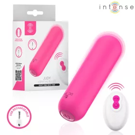   Intense vibráló golyó távirányítóval USB újratölthető rózsaszín 7,5 cm