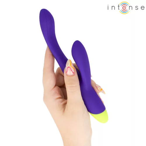 Intense Vibrátor USB újratölthető, 10 mód, G-pont és csiklóstimuláló, vízálló, 19 cm