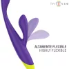 Intense Vibrátor USB újratölthető, 10 mód, G-pont és csiklóstimuláló, vízálló, 19 cm
