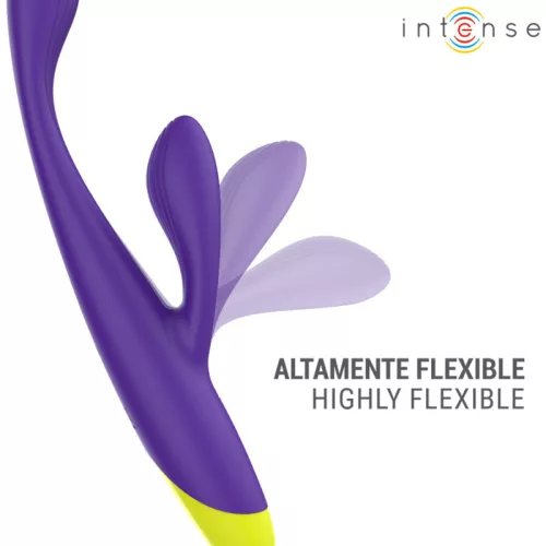 Intense Vibrátor USB újratölthető, 10 mód, G-pont és csiklóstimuláló, vízálló, 19 cm