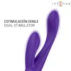 Intense Vibrátor USB újratölthető, 10 mód, G-pont és csiklóstimuláló, vízálló, 19 cm