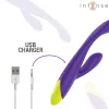 Intense Vibrátor USB újratölthető, 10 mód, G-pont és csiklóstimuláló, vízálló, 19 cm