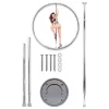 Fetish Fantasy Series Striptease rúdtánc rúd stabil króm kivitel