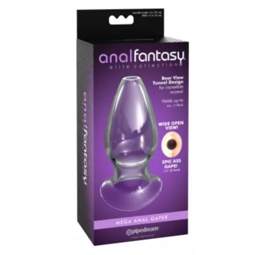 Anal Fantasy Elite Anál plug Áttetsző, tágító design, kényelmes 1,4-3,6 cm áttetsző