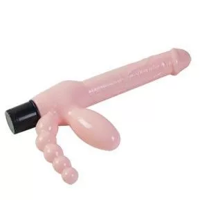 BAILE – vibráló anál stimuláló nélküli heveder 25,4 cm