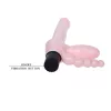 BAILE – vibráló anál stimuláló nélküli heveder 25,4 cm