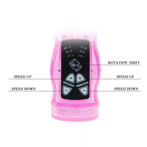 BAILE Mini Rabbit – prémium intim vibrátor lila színben