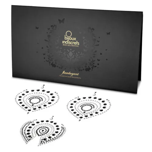 Bijoux Indiscrets – elegáns fekete ezüst intim kiegészítő