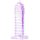 BAILE – stimuláló pöttyös péniszborítás, lila, 14 cm