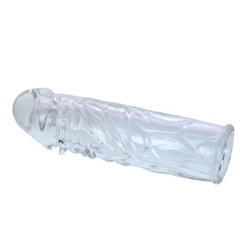 BAILE – átlátszó szilikon péniszborító 13 cm