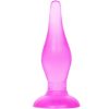 BAILE - lilás, puha tapintású anál plug 14,2 cm