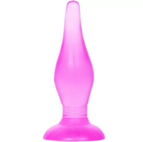 BAILE - lilás, puha tapintású anál plug 14,2 cm