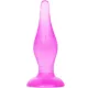 BAILE - lilás, puha tapintású anál plug 14,2 cm