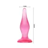 BAILE - lilás, puha tapintású anál plug 14,2 cm