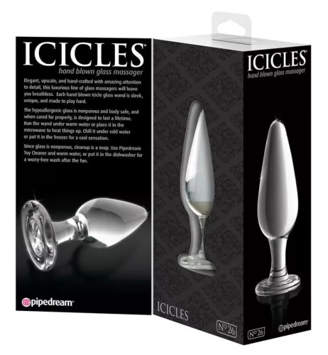 ICICLES - elegáns üveg masszírozó eszköz
