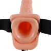 Fetish Fantasy – 27,9 cm hosszú rezgő strapon vibrátor golyókkal