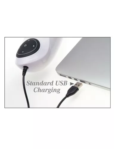 EXTREME TOYZ – prémium usb péniszmaszturbátor fehér