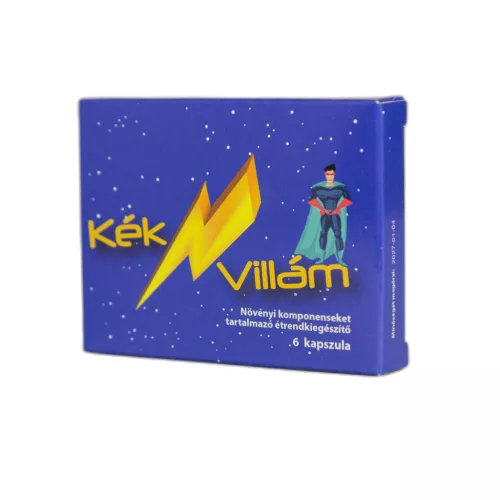 Kék Villám Alkalmi potencianövelő kapszula - 6 db