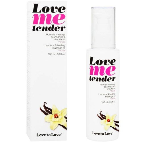 Love to Love Me Tender melegítő masszázsolaj - vanília