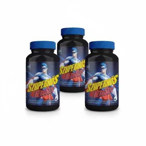 Mesterhármas - Szuperhős Hero Size méretnövelő kapszula - 60 DB