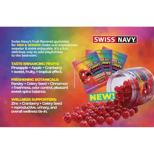 Yummy Cummy Gummy – Gyümölcsízű spermium ízesítő gumicukor – 4 db