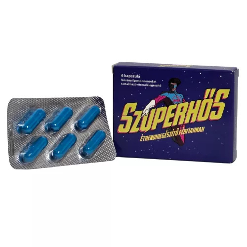 Szuperhős Alkalmi potencianövelő kapszula - 6 db