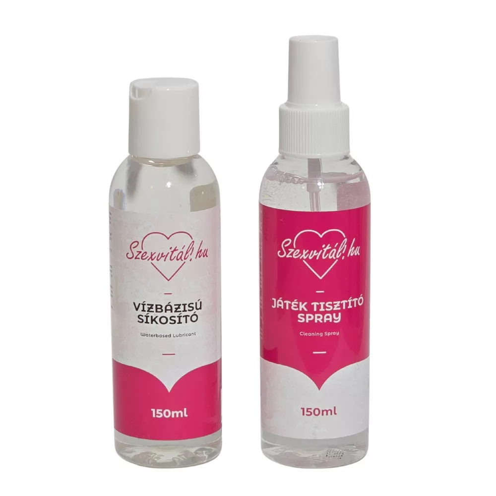 Szexvitál Alap szett síkosítóval és tisztító spray-vel