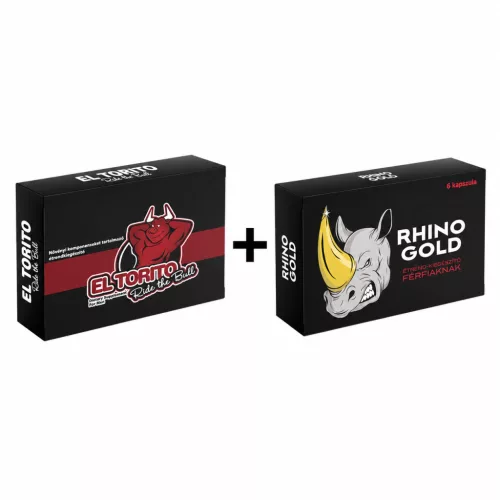 EL TORITO - 6 DB + Rhino Gold - 6 db kapszula csomag