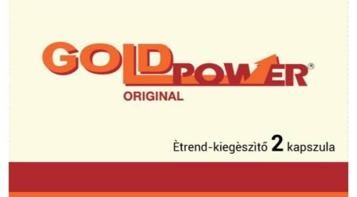 Potencianövelő | Gold Power Kapszula Original Férfiaknak 2db