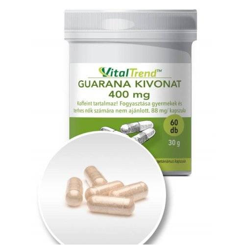 Guarana kapszula 400 mg - 60 db
