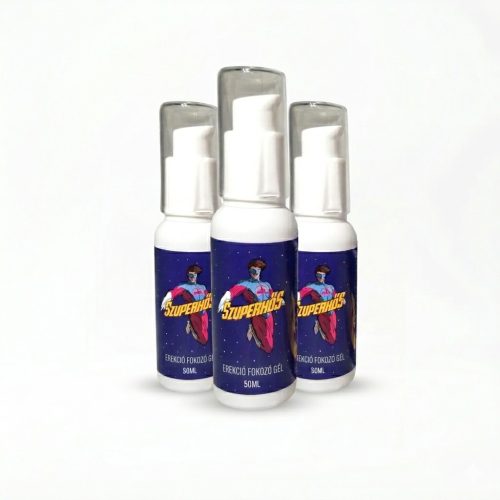 MESTERHÁRMAS - SZUPERHŐS EREKCIÓ FOKOZÓ GÉL (50ml) 3 DB CSOMAG
