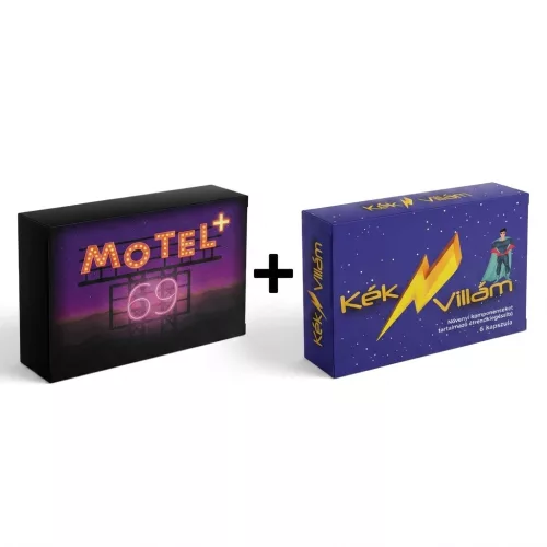 MOTEL 69 KAPSZULA FÉRFIAKNAK 2 db + KÉK VILLÁM - 6 DB csomag